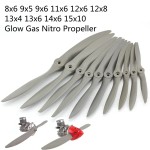 Gemfan Shape 8inch to 15inch 12x8  Fiberglass Nylon Propeller for Nitro Airplanes